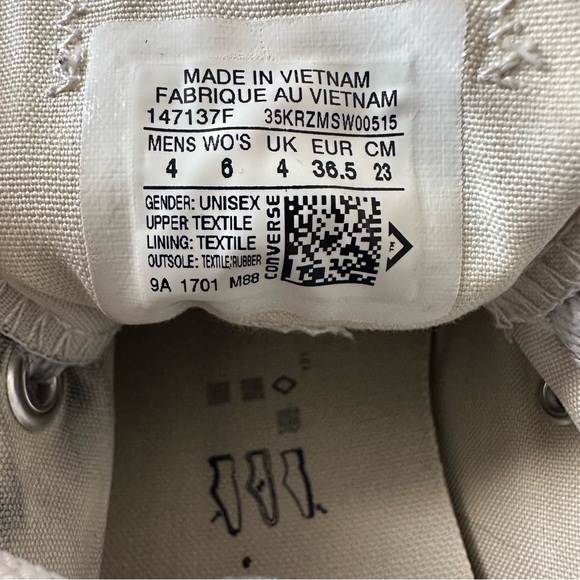 Converse Gray Chuck Taylor All-Star Sneakers 6 - Picture 8 of 8